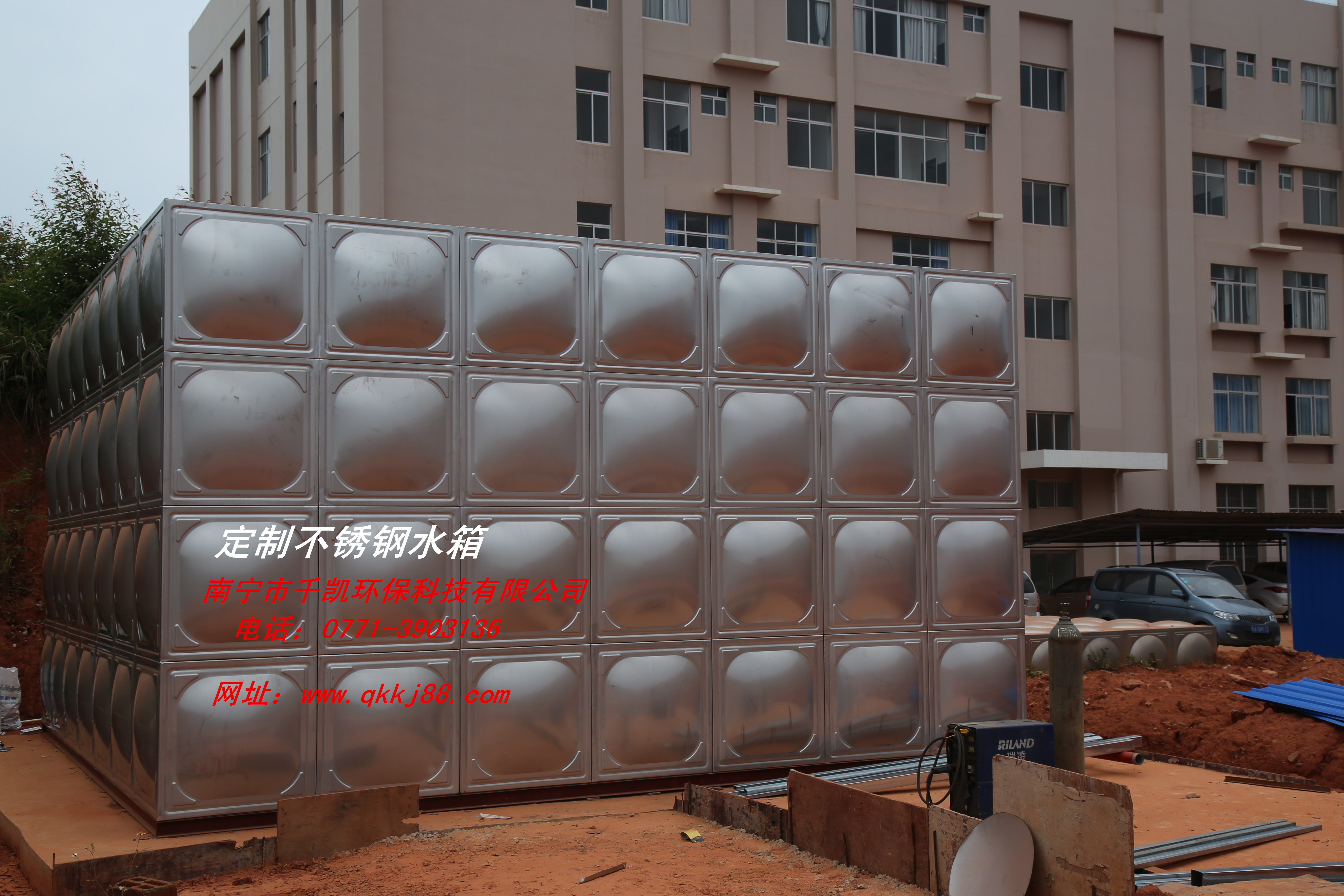 南寧千凱方形組合式不銹鋼水箱