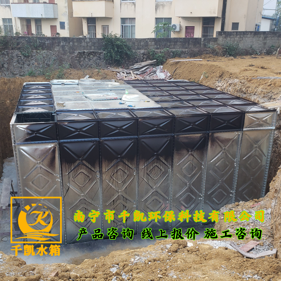 崇左龍州縣響水鎮(zhèn)衛(wèi)生院地埋式一體化消防給水泵站安裝